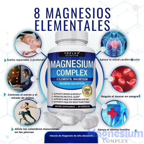MAGNESIO COMPLEX 8 ELEMENTAL 1000 mg