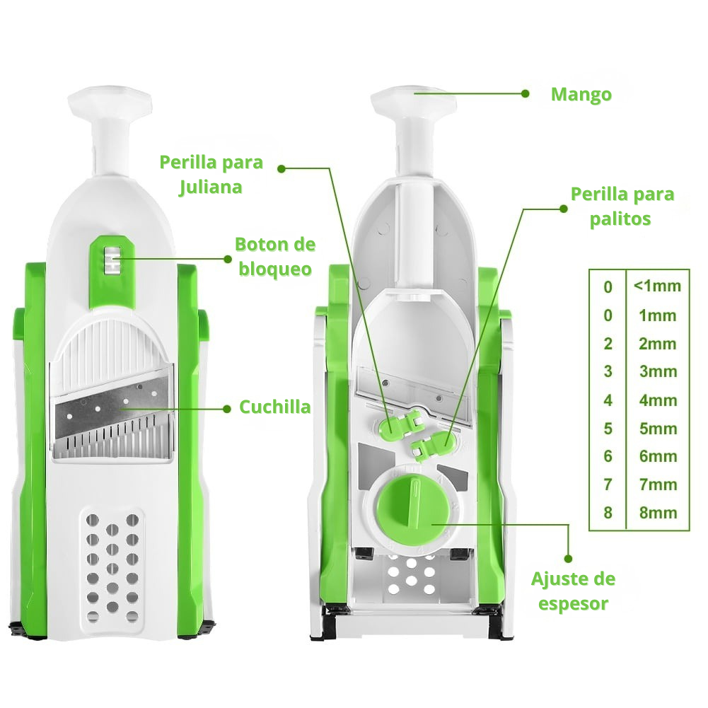 Cortador de verduras instantaneo